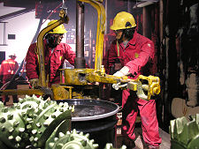Working on an Oil Rig