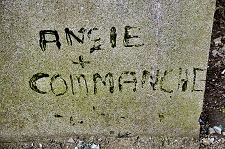 Angie & Commanche Were Here