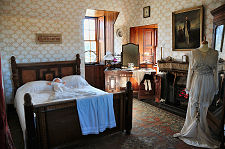 Bedroom and Bride's Dress