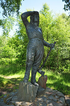 Lumberjill Statue