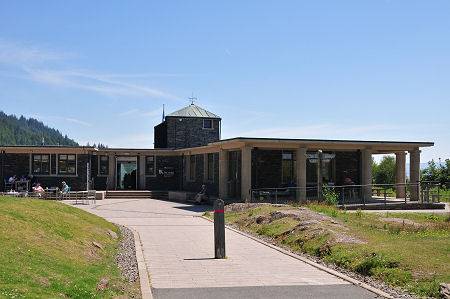 Approaching the Lodge