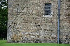 Traces of Abutting Building