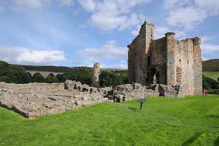 Edlingham Castle from the South-West
