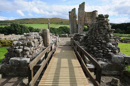 The Barbican with the Castle Beyond