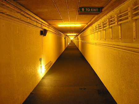 Looking Back Up the 150 Yard Tunnel Leading to the Bunker