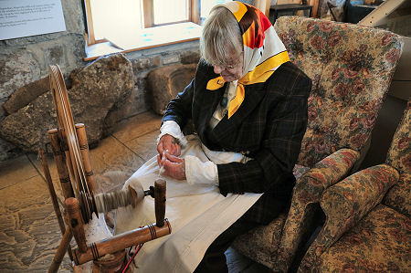 Demonstration of Hand Spinning
