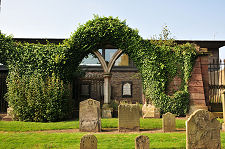 The Visitor Centre from the Abbey