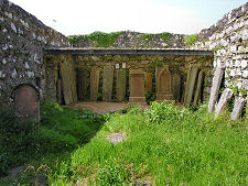 Shelter at West End of the Church