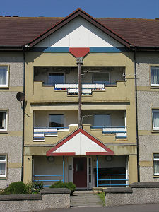 Colourful Flats Overlooking Harbour