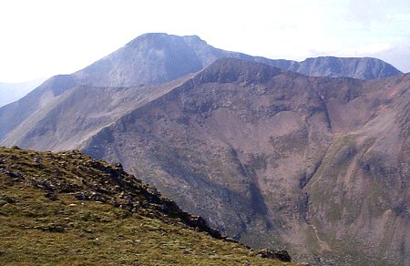 Carn Mor Dearg and Ben Nevis from Aonach Mor
