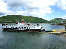 Lochranza Pier & MV Loch Riddon
