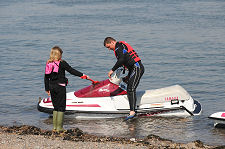 Jet Ski in Balcary Bay
