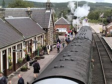 Arrival at Boat of Garten