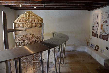 Nigg Cross Slab in West End of Church