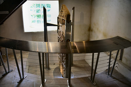 The Nigg Cross Slab on Display