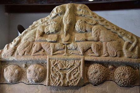 Upper Part of Front of the Nigg Cross Slab