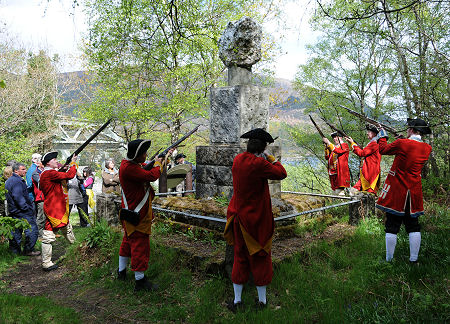 Re-Enactors at the Site of James Stewart's Execution
