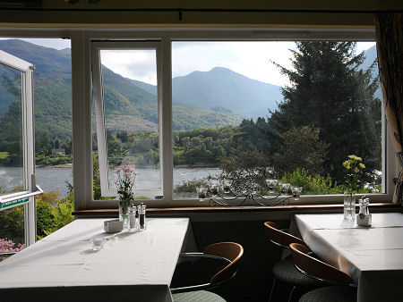 The Magnificent View from the Loch View Restaurant