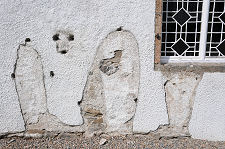 Original Home, South Wall of Church