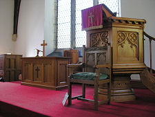 Pulpit and Communion Table