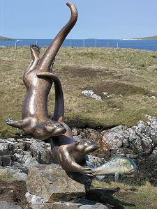 Otter Sculpture at Ardmhor