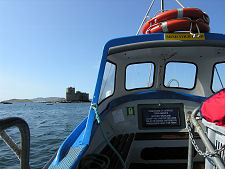 Approaching Kisimul Castle