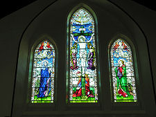 Stained Glass in the North Gable