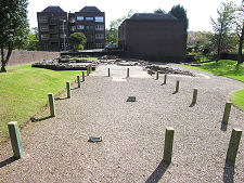 Looking East Down the Site