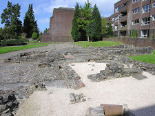 Looking West Up the Site