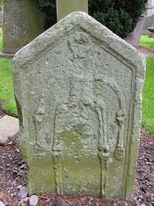 Long-Legged Skeleton in Kirkyard