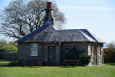 Building in Grassy Area