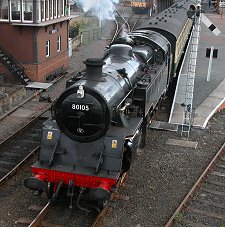 80105 Departs Bo'ness Station