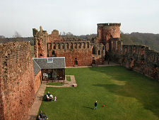 Bothwell Castle from the Donjon