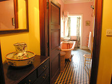 Hallway and Bathroom