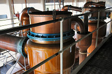 Tops of Two of the Condensers