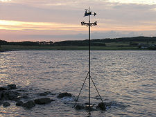 Sunset: The Windvane by the Pier