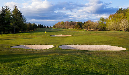 The Sixth Green at Harburn Golf Club