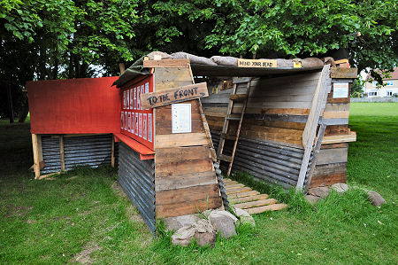 Recreated World War One Trenches