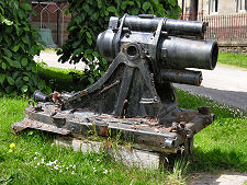 Exterior Exhibits Include this Naval Gun