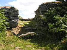 The Entrance from Outside the Dun
