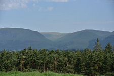 View North to the Ochils