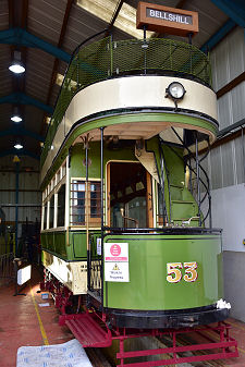 Tram 53 in Shed
