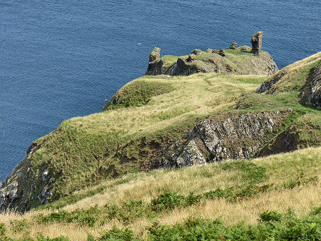 Fast Castle from the Approach Path