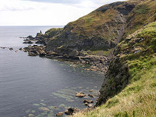 Cliffs South of the Castle