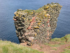 Wall at the Lower End of the Site