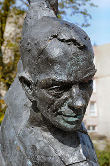 Detail of the Lochgelly Square Statue