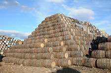 One of the Stacks of Casks