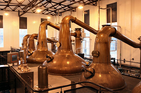 Inside One of the Still Houses