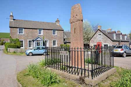 Replica of the Fowlis Wester Stone in its Original Location