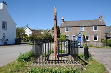 Side View of the Replica Stone